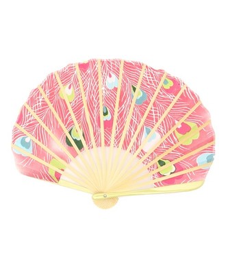 孔雀　扇子