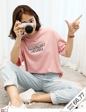 キラキラロゴプリントTシャツ