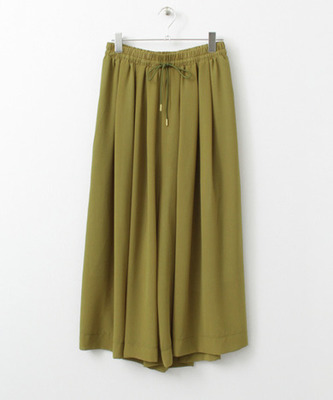 ギャザーフレアガウチョパンツ