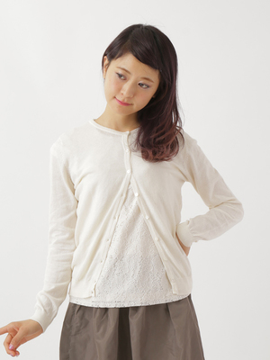 レースプルオーバーセットアンサンブル