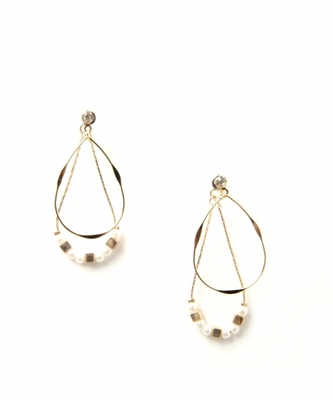 フープキャッチピアス