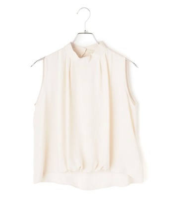 フロントギャザーハングブラウス