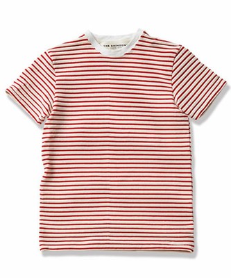 Shinzone 鹿の子ボーダーシャツ