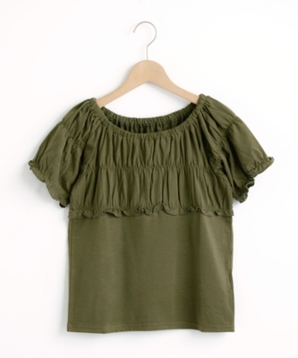 シャーリング天竺プルオーバー