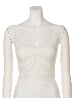 snidel (スナイデル)  レースインナービスチェ