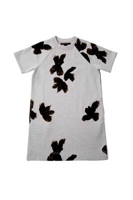 Grand Floral Sweatshirt Dress