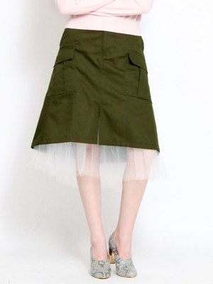 ミリタリーチュールスカート