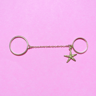 ヒトデファランジリング(12~13号)