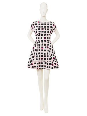 CREME DE LA CREME ABSTRACT SWEETS FIORELLA DRESS