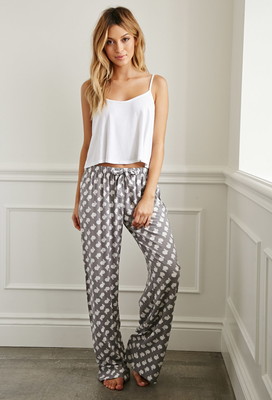 うさぎプリントPJパンツ