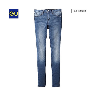 【GU】デニムルックスキニーパンツ