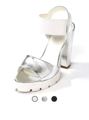 GRL グレイル Wストラップ厚底サンダル[gd518]