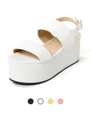 GRL グレイル ワイドストラップボリューム厚底サンダル[gd457]