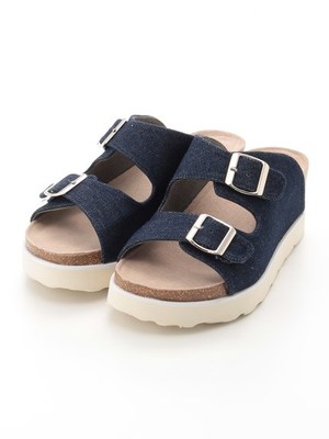 【enchanted】ホワイトソールダブルベルトサンダル