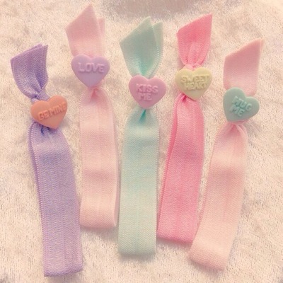 メッセージヘアタイ