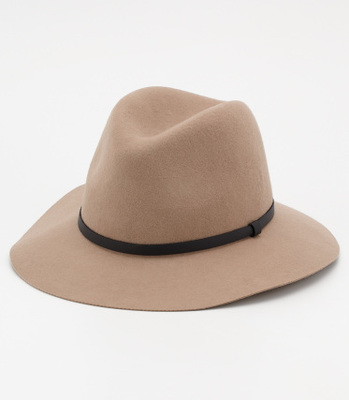 rienda Fレザーフエルト中折れHAT