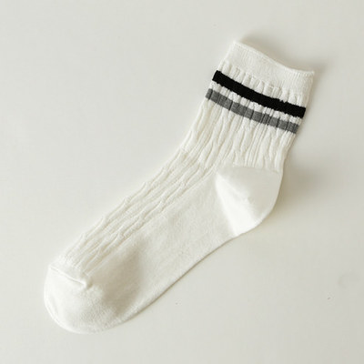 2本ラインリンクスケーブルショートソックス