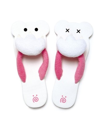 くまのあしのビーチサンダル