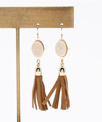 ターコイズフリンジピアス