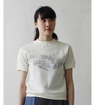 プレミアムコットンダンボール　ネコ柄　Tシャツ