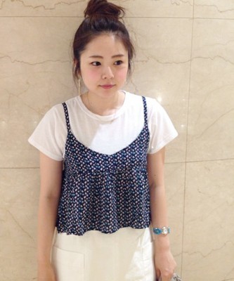 キャミ付きTシャツ