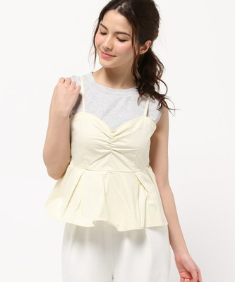 ビスチェカットトップス