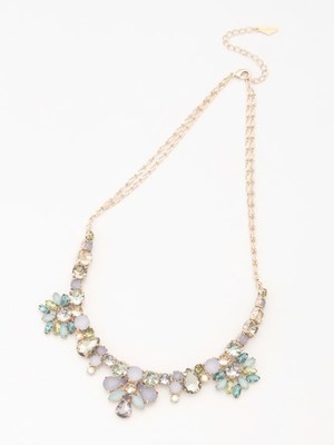 マーキスモチーフビジューネックレス