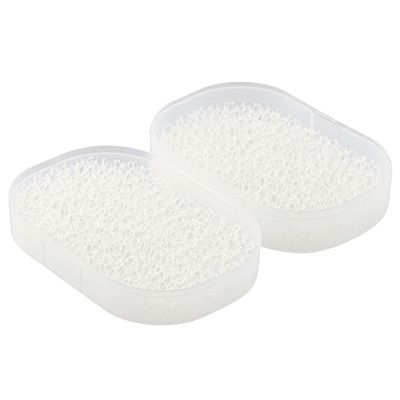 ポリプロピレンフタ付石けん置き・大 スポンジ2枚付