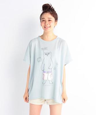 ホリデークマプリントTシャツ