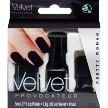 プリティーウーマン ベルベットネイル 黒