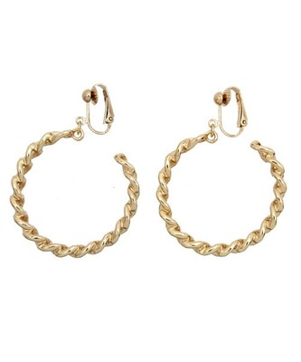 チェーンフープイヤリング