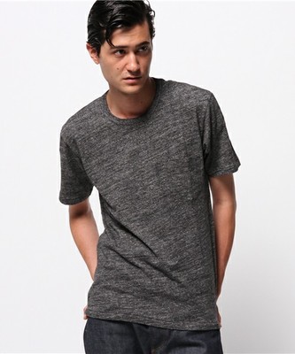 SHIPS AUTHENTIC: ヘザー クルーネック ポケット Tシャツ
