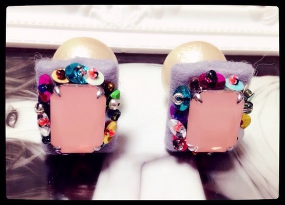 2way cabaretピアス/pnk