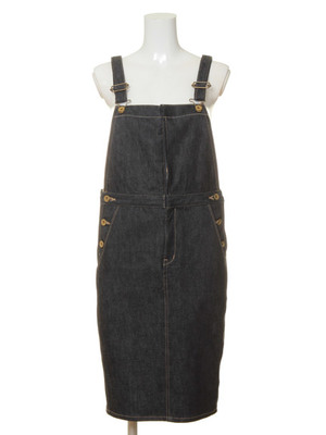 デニムサロペットスカート