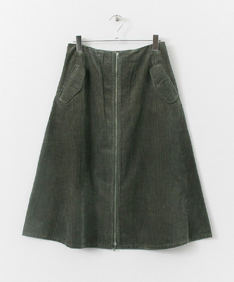 コーデュロイZIPPERスカート