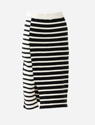 crispyarn mix border skirt