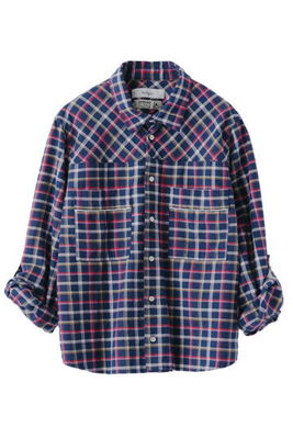 ボックスネルチェックシャツ