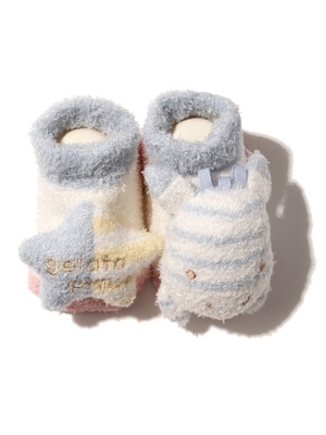 moco moco'スムーズィー'babyシマウマソックス