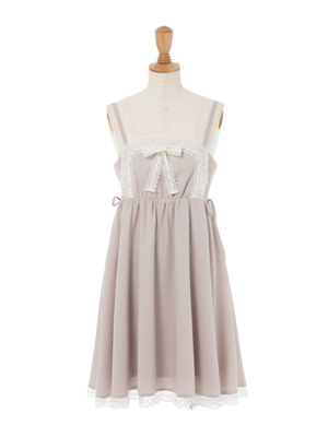 ガーリーレースエンプロンジャンスカワンピース