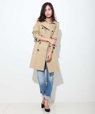 ダブルクロス2WAY トレンチコート/全3色