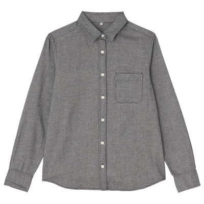 オーガニックコットンフランネルカルゼシャツ