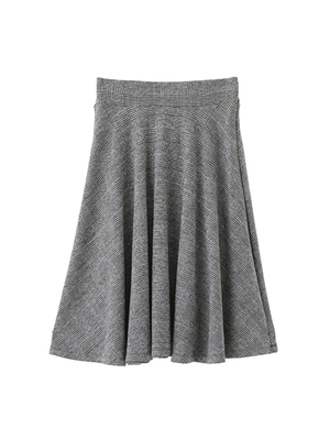 【スキスカ!】モノトーンチェック ミディ