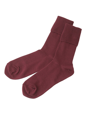 折り返しカラーソックス