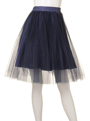 プリーツチュールスカート
