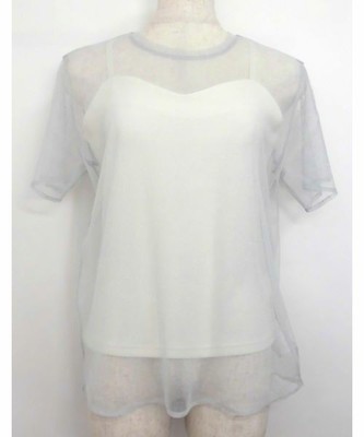 ラメチュールキャミセットトップス