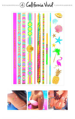 Girling Tattoo（タトゥーシール）カラフルシリーズ