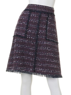ファンシーツイードスカート