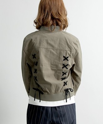 WEGO/レースアップブルゾン