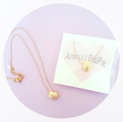 No. 409 ゴールドシェルネックレス