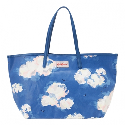 Leather Trim Tote Large